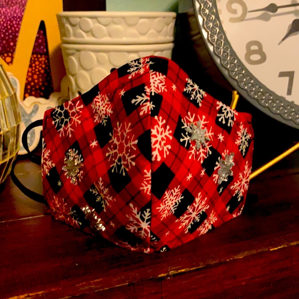 Christmas Print Face Mask